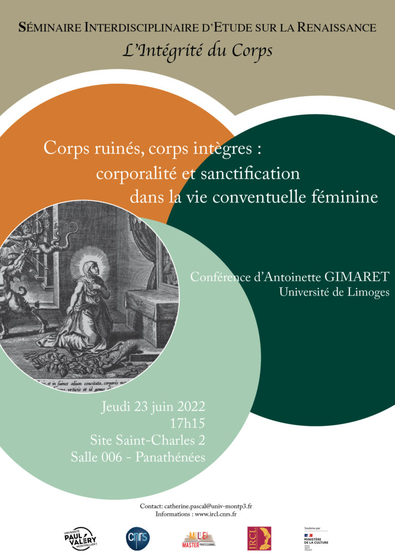 Corps ruinés, corps intègres : corporalité et sanctification dans la vie conventuelle féminine