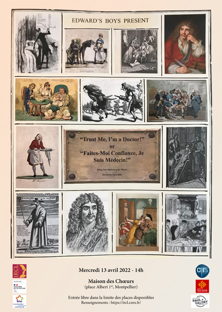 Spectacle et atelier de recherche artistique : Mélanges trans-Manche : Scènes de médecine chez Molière et dans le théâtre anglais